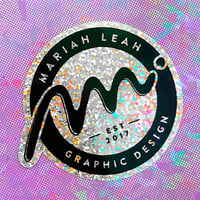 Mariah Leah Holographic Sparkle Sticker