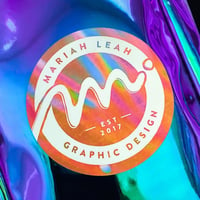 Mariah Leah Sticker (Circle)