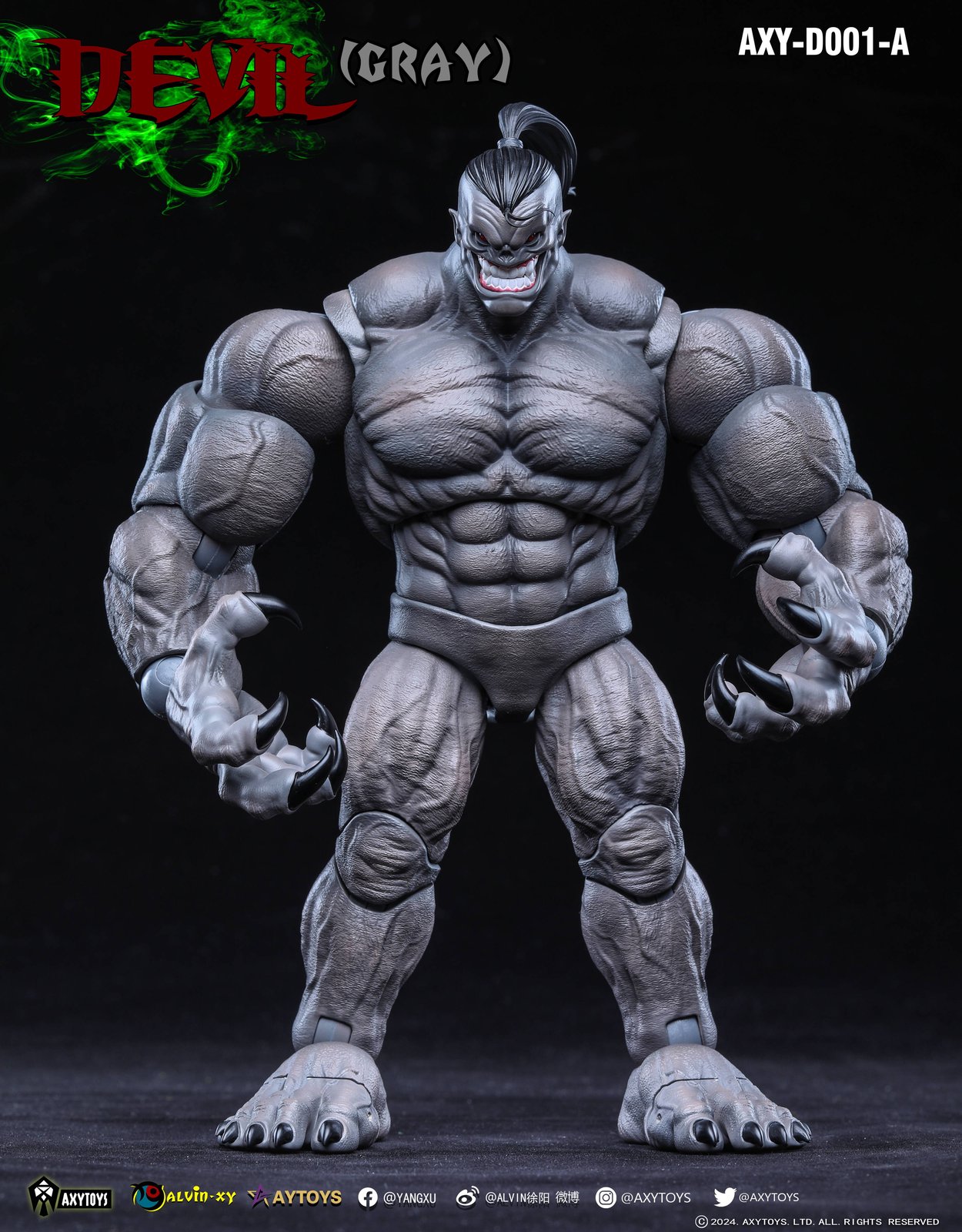 Pre Order]AXYTOYS GRAY/RED DEVIL 1/10 scale action figure