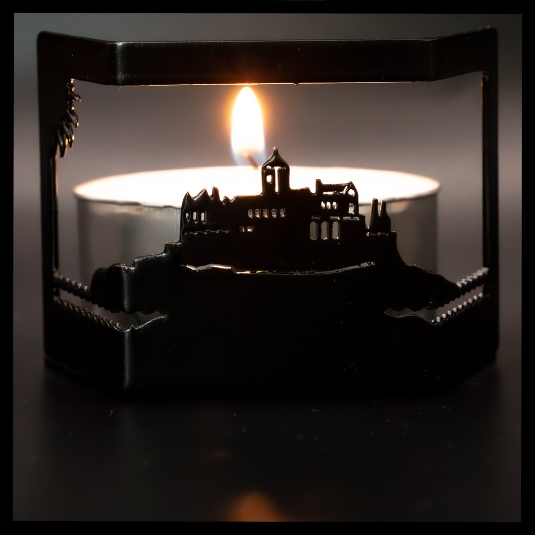 St Michaels Mount Tealight | Polygon Bear Cornish Design