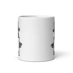 Image of White glossy mug