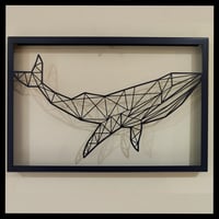 Image 2 of Polygon Whale Metal Picture