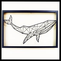 Image 1 of Polygon Whale Metal Picture