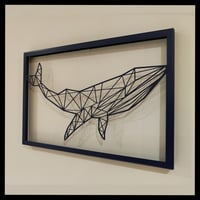 Image 3 of Polygon Whale Metal Picture