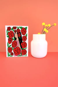 Image 2 of La Vie en Rose Greeting Card