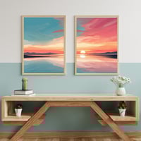 Image 1 of Under The Big Sky Duel Print (Diptych)