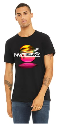 Image 1 of NV'D Island "Pink Sunset" Unisex Shirt (Crew & V-Neck)