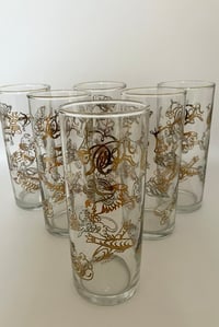 Image 1 of Set of Zodiac High Ball Glasses
