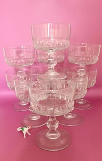 Image 1 of Set of Vintage Luminarc Coupe Glasses