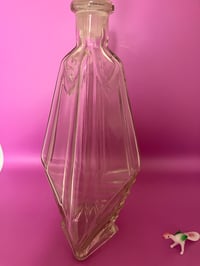 Image 2 of Art Deco Pressed Glass Decanter