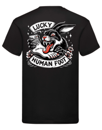 Image 1 of Lucky human footT-Shirt 