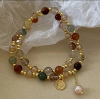 Vintage Double Layered Pearl Beaded Braclet