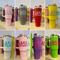 Image 11 of 40 oz. Tumbler with Groovy Script