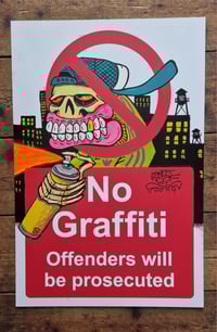 No Graffiti Toof sign