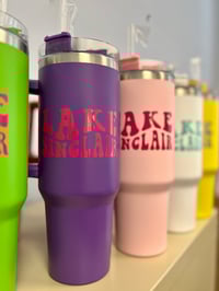 Image 5 of 40 oz. Tumbler with Groovy Script