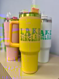 Image 7 of 40 oz. Tumbler with Groovy Script