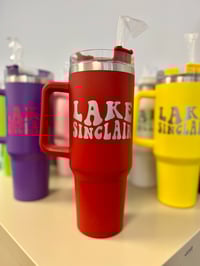 Image 8 of 40 oz. Tumbler with Groovy Script