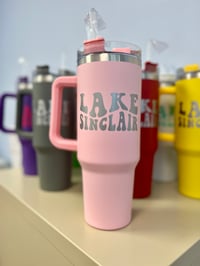 Image 9 of 40 oz. Tumbler with Groovy Script