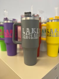 Image 10 of 40 oz. Tumbler with Groovy Script