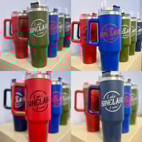 Image 2 of 40 oz. Tumbler with Round Logo