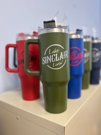 Image 1 of 40 oz. Tumbler with Round Logo