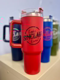 Image 4 of 40 oz. Tumbler with Round Logo