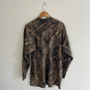 Image of Mossy Oak Tree Camo Mockneck