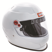 Racequip White PRO20 Full Face Helmet