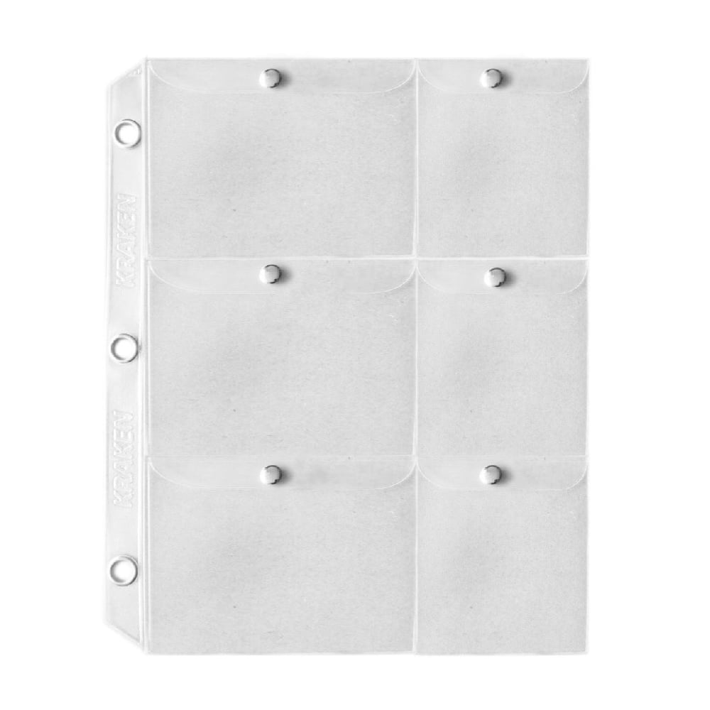 Image of kraken 6 pocket pin sheets style 2