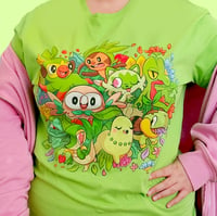 Image 1 of Grass Starter Pokemon T-shirt