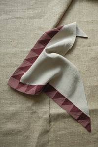 Image 2 of Patchwork Neckerchief - Pebbledash + Damson