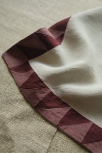 Image 3 of Patchwork Neckerchief - Pebbledash + Damson