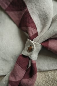 Image 4 of Patchwork Neckerchief - Pebbledash + Damson