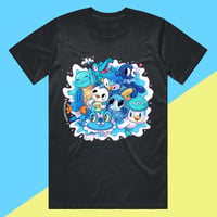 Image 1 of Black Water Starter Pokemon T-shirt