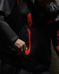 Image 12 of Heat Reactive Work Jacket black/red