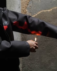 Image 11 of Heat Reactive Work Jacket black/red