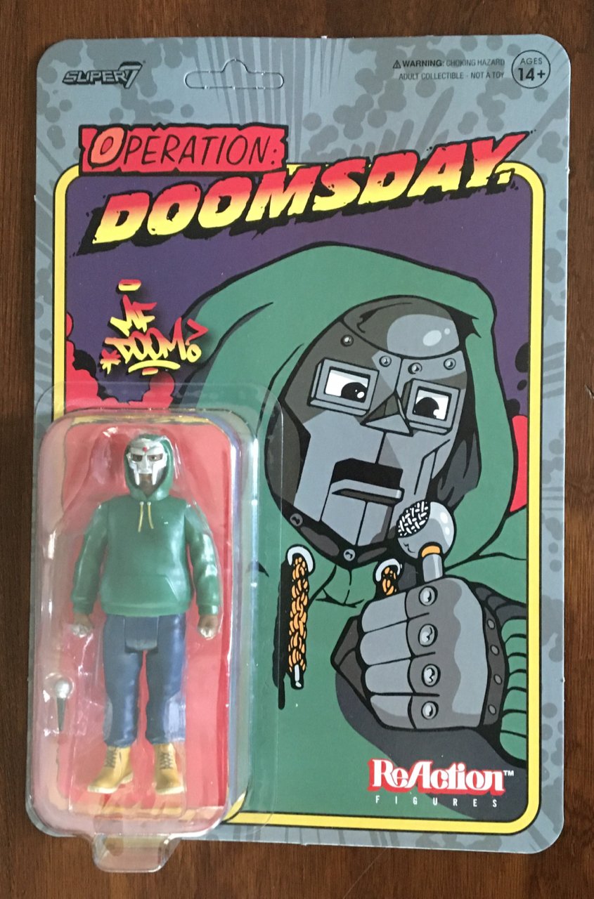 MF DOOM ACTION FIGURE - SUPER 7 | SKATEBOARDS AND GRAFFITI