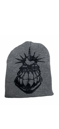 spiked skull beanie