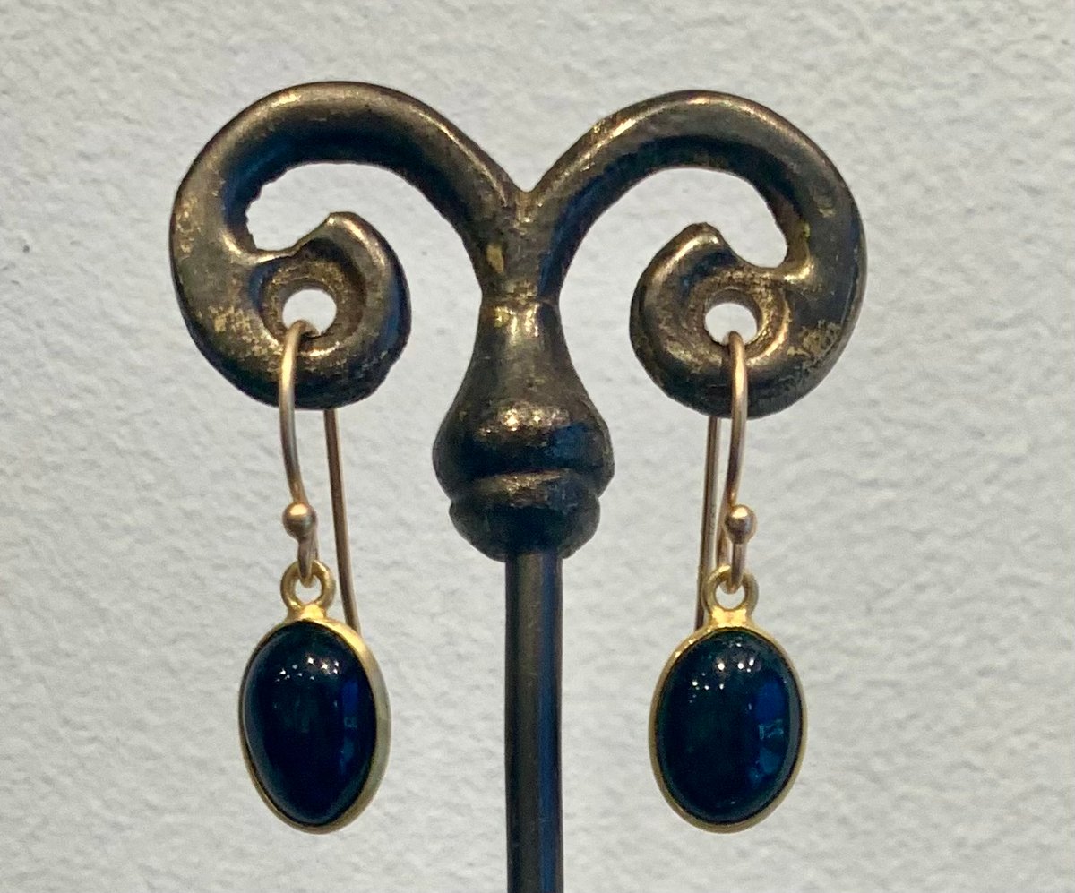 Image of  Tiny Drop Earrings- 14 kt and Semi Precious Stones