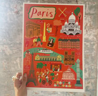 Paris Illustrated Map 