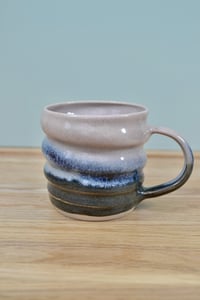 Image 1 of Charcoal Blush Spiral Mug- Blue version