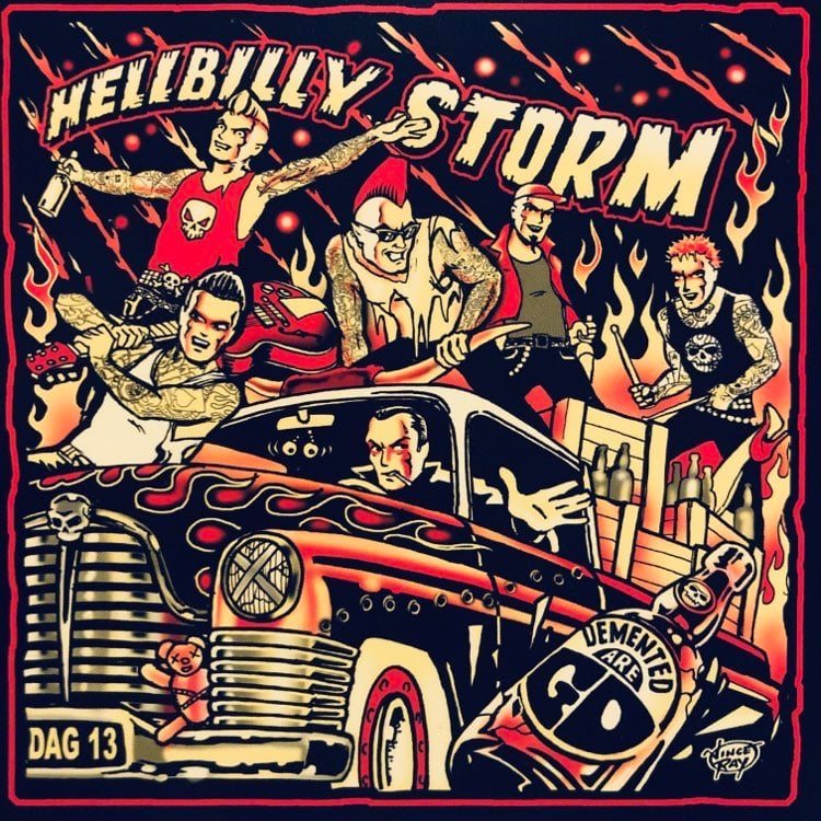 DEMENTED ARE GO - HELLBILLY STORM (CD) DEMENTED RECORDS
