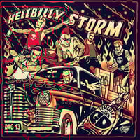 Image 1 of DEMENTED ARE GO - HELLBILLY STORM (CD) DEMENTED RECORDS