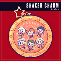 Shaker Charm Keychain by Chun