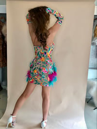 Image 5 of Multi Sequin Feather Dress 