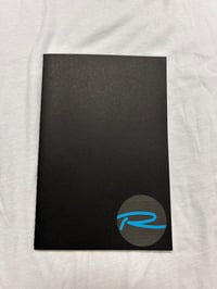 Riverside Logo Lined Black Notebook