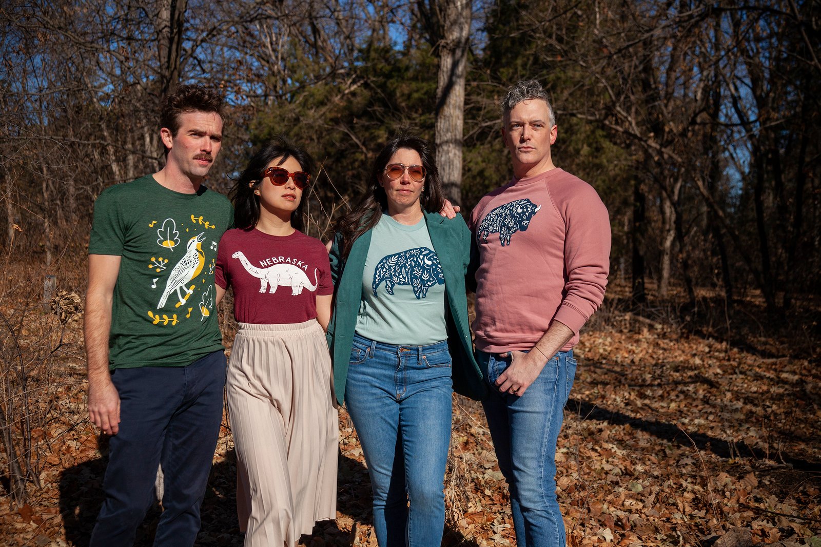 Mauve floral bison sweatshirt | Katie Nieland Art