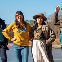 Image 7 of Mustard Floral Bison Sweatshirt