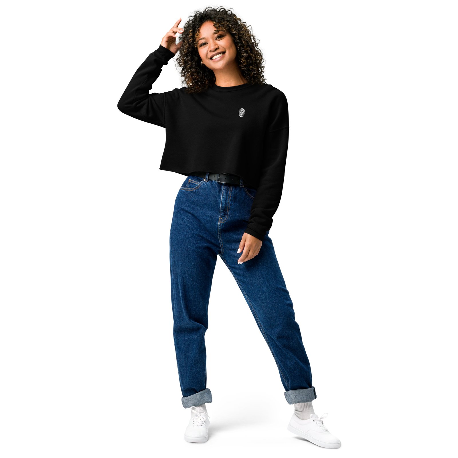 Gothic Skull Butterfly Crop Top Sweater | Skull Crushed Clothing Gothic Skull Butterfly Crop Top Sweater | Skull Crushed Clothing