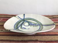 Image 4 of Mid 20th Century Large Modernist Ceramic Dish, Signed